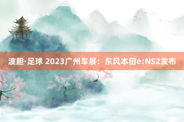 波胆·足球 2023广州车展：东风本田e:NS2发布
