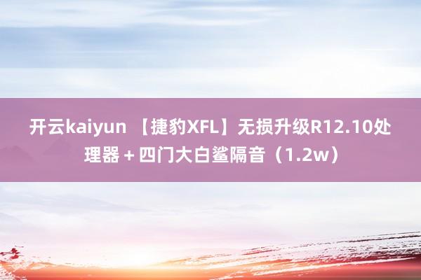 开云kaiyun 【捷豹XFL】无损升级R12.10处理器＋四门大白鲨隔音（1.2w）