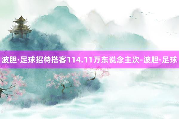 波胆·足球招待搭客114.11万东说念主次-波胆·足球