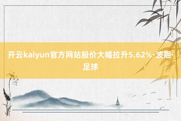 开云kaiyun官方网站股价大幅拉升5.62%-波胆·足球