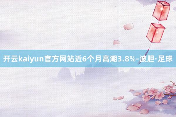 开云kaiyun官方网站近6个月高潮3.8%-波胆·足球