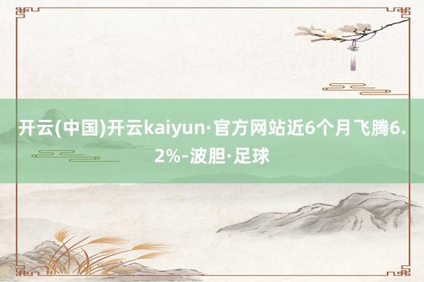 开云(中国)开云kaiyun·官方网站近6个月飞腾6.2%-波胆·足球
