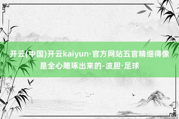 开云(中国)开云kaiyun·官方网站五官精细得像是全心雕琢出来的-波胆·足球