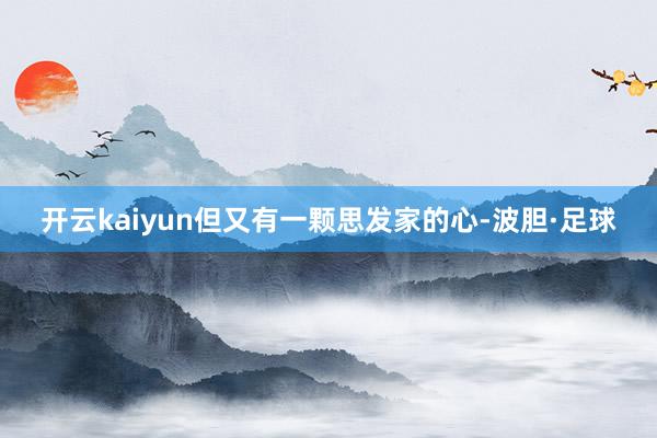 开云kaiyun但又有一颗思发家的心-波胆·足球