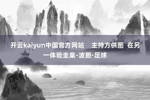 开云kaiyun中国官方网站 主持方供图 在另一体验圭臬-波胆·足球