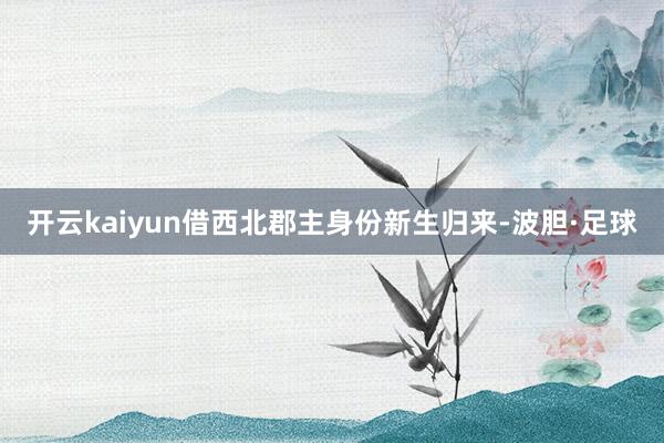 开云kaiyun借西北郡主身份新生归来-波胆·足球